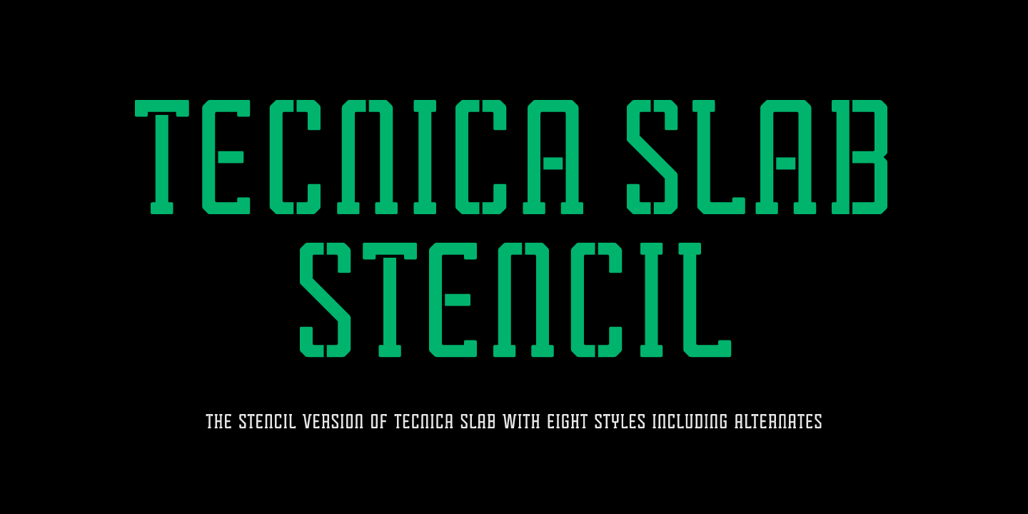 Tecnica Slab Stencil
